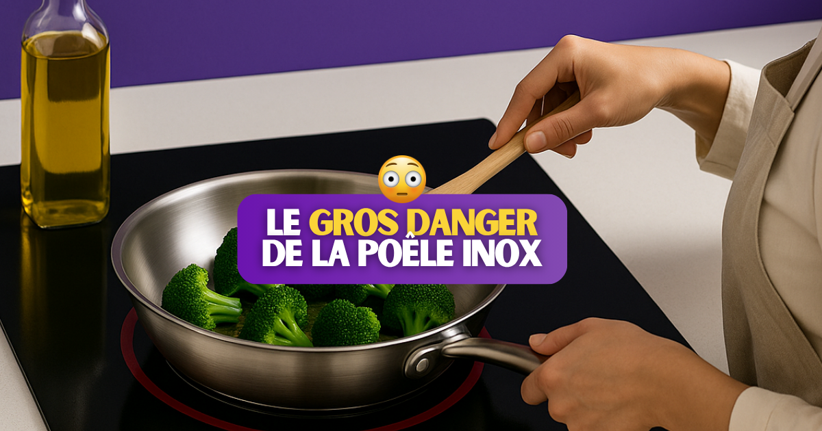 Poêle inox : ATTENTION DANGER ? Ce que vous devez savoir !